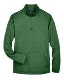 Devon & Jones Newbury Mélange Fleece Quarter-Zip Pullover DG798
