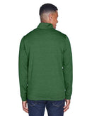 Devon & Jones Newbury Mélange Fleece Quarter-Zip Pullover DG798