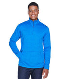 Devon & Jones Newbury Mélange Fleece Quarter-Zip Pullover DG798