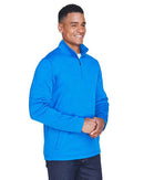 Devon & Jones Newbury Mélange Fleece Quarter-Zip Pullover DG798