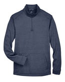 Devon & Jones Newbury Mélange Fleece Quarter-Zip Pullover DG798