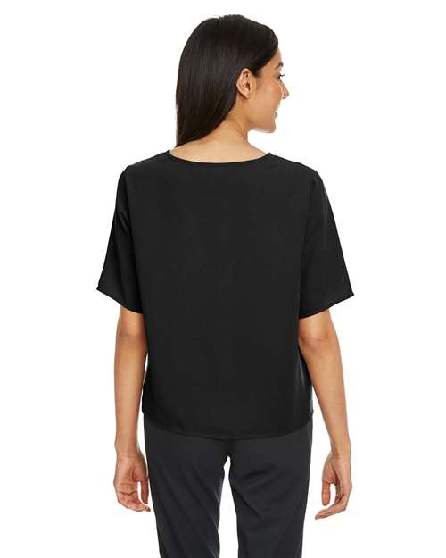 Devon & Jones Women's Perfect Fit™ Tie Front Blouse DP617W
