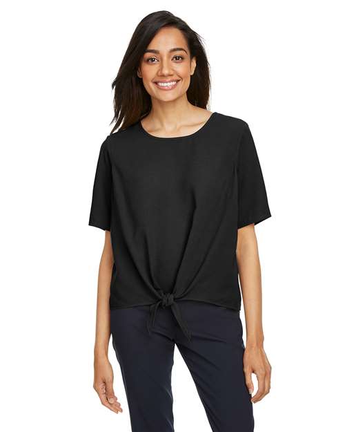 Devon & Jones Women's Perfect Fit™ Tie Front Blouse DP617W