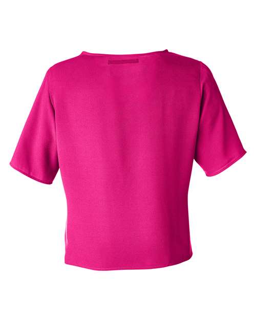 Devon & Jones Women's Perfect Fit™ Tie Front Blouse DP617W