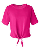 Devon & Jones Women's Perfect Fit™ Tie Front Blouse DP617W