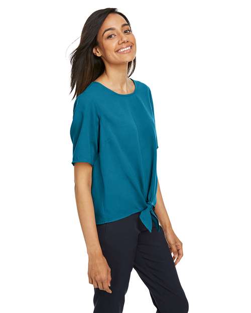 Devon & Jones Women's Perfect Fit™ Tie Front Blouse DP617W