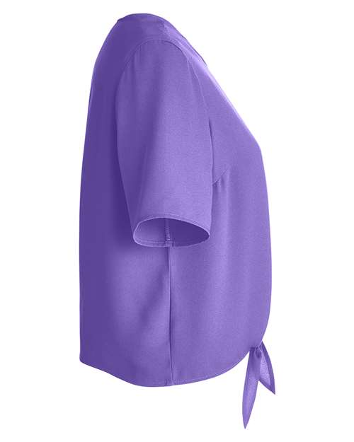 Devon & Jones Women's Perfect Fit™ Tie Front Blouse DP617W
