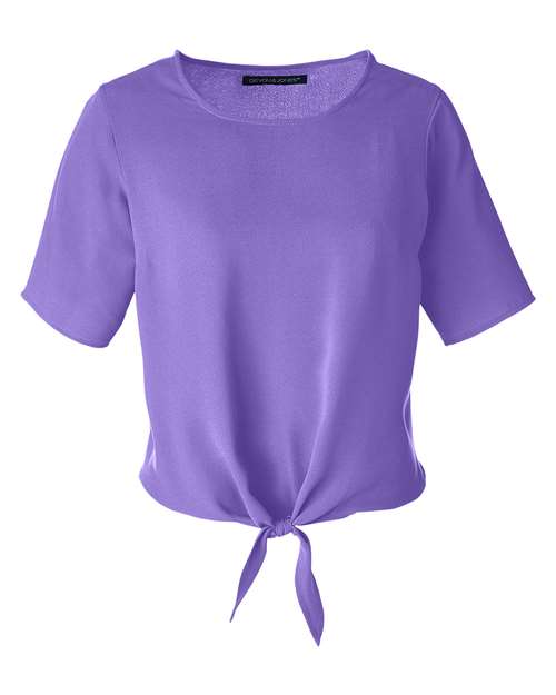 Devon & Jones Women's Perfect Fit™ Tie Front Blouse DP617W