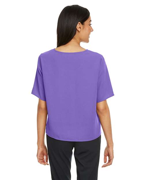 Devon & Jones Women's Perfect Fit™ Tie Front Blouse DP617W
