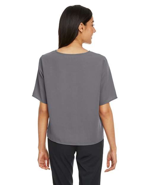 Devon & Jones Women's Perfect Fit™ Tie Front Blouse DP617W