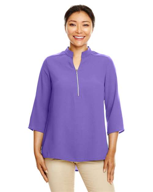 Devon & Jones Women's Perfect Fit™  Three-Quarter Sleeve Crepe Tunic DP611W