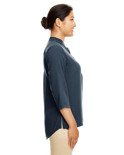 Devon & Jones Women's Perfect Fit™  Three-Quarter Sleeve Crepe Tunic DP611W