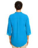 Devon & Jones Women's Perfect Fit™  Three-Quarter Sleeve Crepe Tunic DP611W