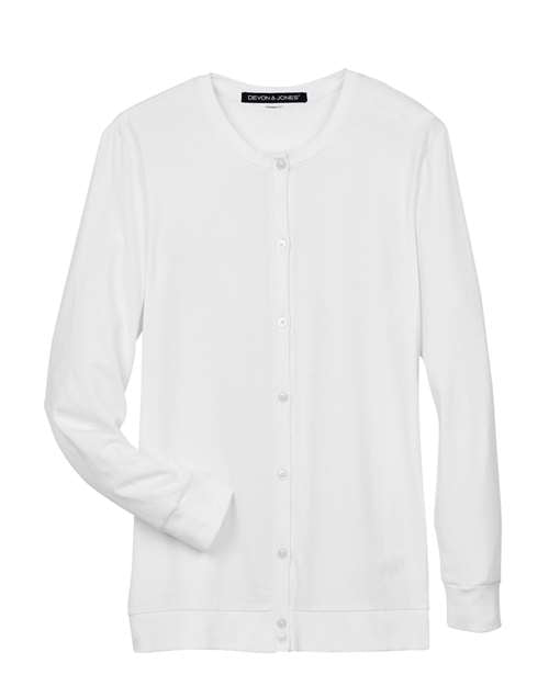 Devon & Jones Women's Perfect Fit™ Ribbon Cardigan DP181W