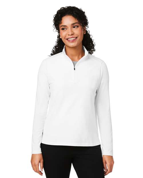 Devon & Jones Women's Raleigh Stretch Quarter-Zip Pullover DG425W