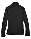 Devon & Jones Women's Newbury Mélange Fleece Quarter-Zip Pullover DG798W