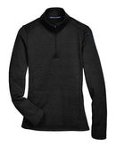 Devon & Jones Women's Newbury Mélange Fleece Quarter-Zip Pullover DG798W