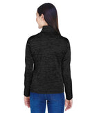 Devon & Jones Women's Newbury Mélange Fleece Quarter-Zip Pullover DG798W
