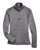 Devon & Jones Women's Newbury Mélange Fleece Quarter-Zip Pullover DG798W