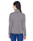 Devon & Jones Women's Newbury Mélange Fleece Quarter-Zip Pullover DG798W