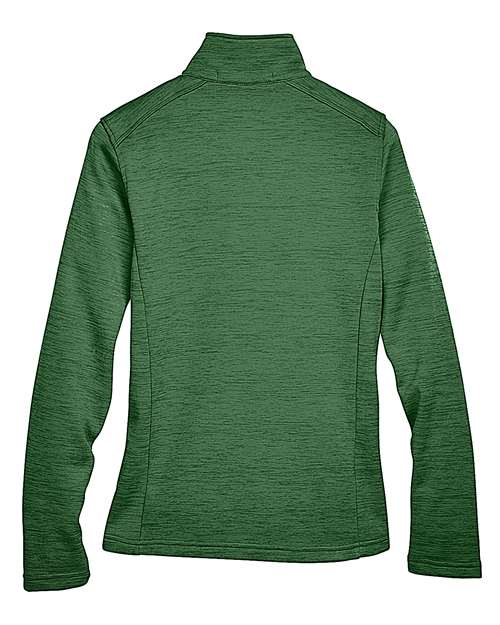 Devon & Jones Women's Newbury Mélange Fleece Quarter-Zip Pullover DG798W