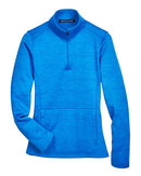 Devon & Jones Women's Newbury Mélange Fleece Quarter-Zip Pullover DG798W