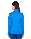 Devon & Jones Women's Newbury Mélange Fleece Quarter-Zip Pullover DG798W