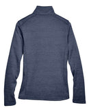 Devon & Jones Women's Newbury Mélange Fleece Quarter-Zip Pullover DG798W
