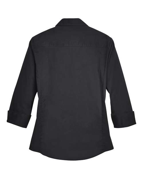 Devon & Jones Women's Perfect Fit™ Three-Quarter Sleeve Stretch Poplin Dress Shirt DP625W