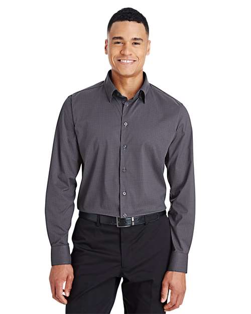 Devon & Jones CrownLux Performance® Tonal Mini Check Woven Dress Shirt DG535