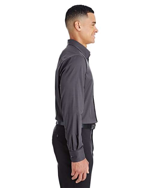 Devon & Jones CrownLux Performance® Tonal Mini Check Woven Dress Shirt DG535