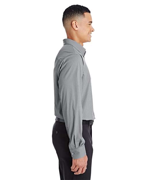 Devon & Jones CrownLux Performance® Tonal Mini Check Woven Dress Shirt DG535
