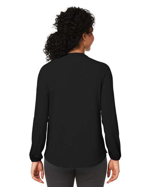 Devon & Jones Women's Raleigh Half-Placket Knit Top DP122W