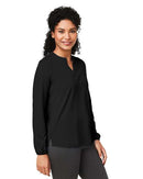 Devon & Jones Women's Raleigh Half-Placket Knit Top DP122W