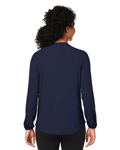 Devon & Jones Women's Raleigh Half-Placket Knit Top DP122W