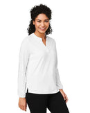 Devon & Jones Women's Raleigh Half-Placket Knit Top DP122W