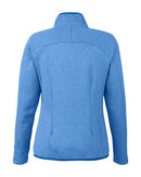 CORE365 Women's Venture Heathered Stripe Full-Zip CE72W