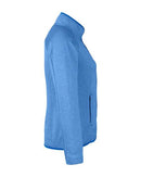 CORE365 Women's Venture Heathered Stripe Full-Zip CE72W