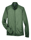 Devon & Jones Women's Newbury Colorblock Mélange Fleece Full-Zip Jacket DG796W