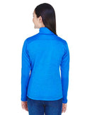 Devon & Jones Women's Newbury Colorblock Mélange Fleece Full-Zip Jacket DG796W