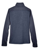 Devon & Jones Women's Newbury Colorblock Mélange Fleece Full-Zip Jacket DG796W