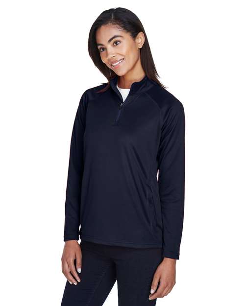 Devon & Jones Women's Stretch Tech-Shell® Compass Quarter-Zip Pullover DG440W