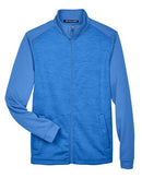 Devon & Jones Newbury Colorblock Mélange Fleece Full-Zip jacket DG796