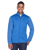 Devon & Jones Newbury Colorblock Mélange Fleece Full-Zip jacket DG796
