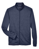Devon & Jones Newbury Colorblock Mélange Fleece Full-Zip jacket DG796
