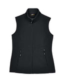 CORE365 Women's Cruise Two-Layer Fleece Bonded Soft Shell Vest CE701W