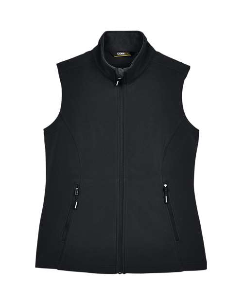 CORE365 Women's Cruise Two-Layer Fleece Bonded Soft Shell Vest CE701W
