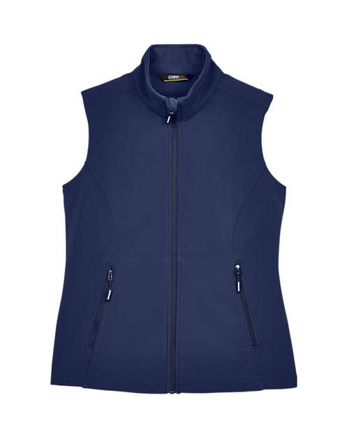 CORE365 Women's Cruise Two-Layer Fleece Bonded Soft Shell Vest CE701W