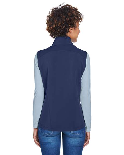 CORE365 Women's Cruise Two-Layer Fleece Bonded Soft Shell Vest CE701W
