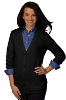 Edwards Ladies V-Neck Long Cardigan Sweater [